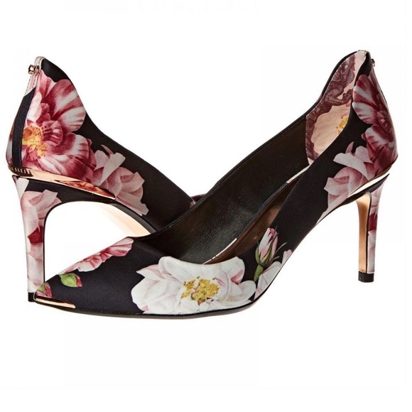 ted baker floral pumps heels - Picture 4 of 14